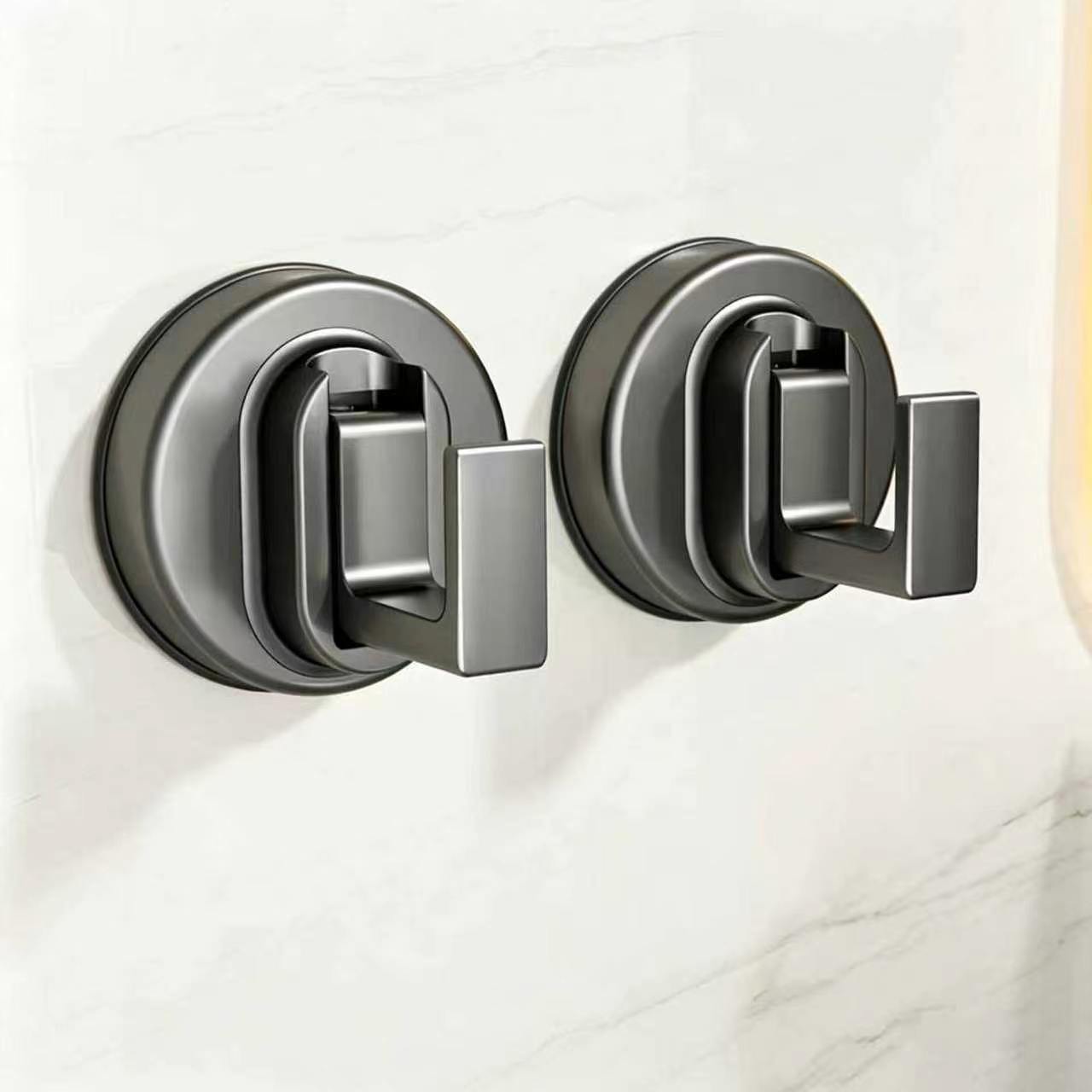 Vacuum-Lock Wall Hook Set