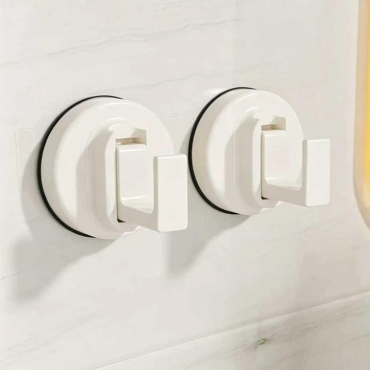 Vacuum-Lock Wall Hook Set