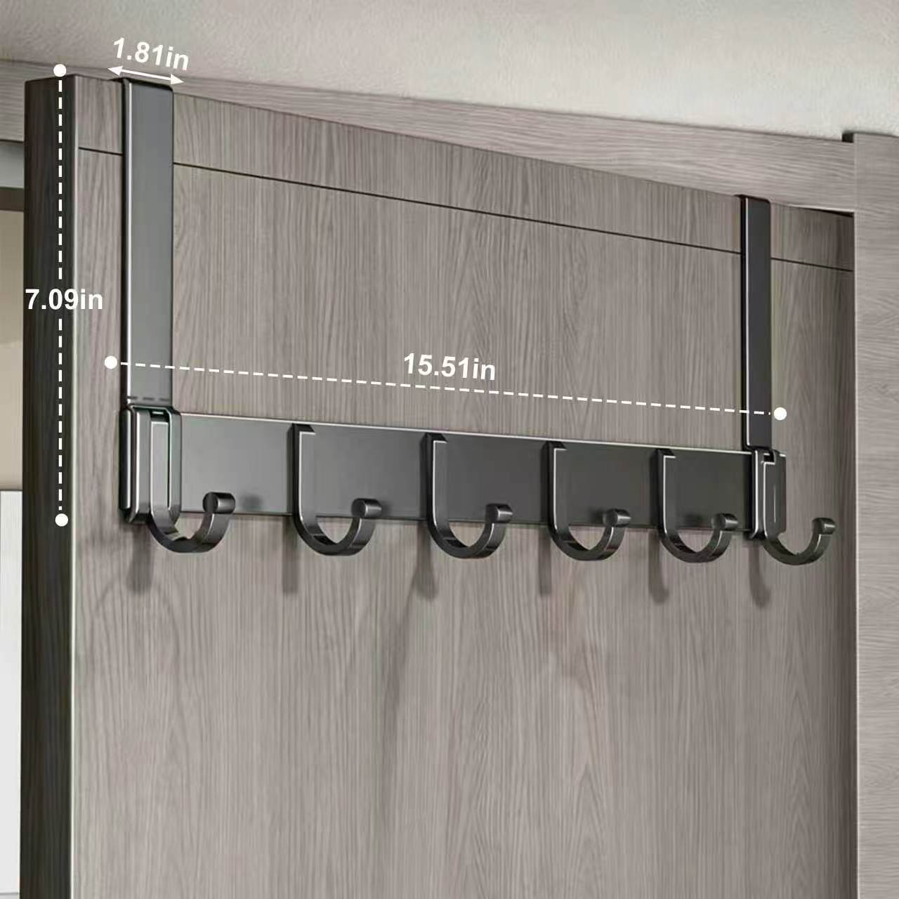 Over-the-Door Hook Rack
